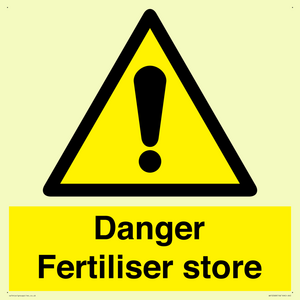 Danger Fertiliser store